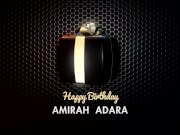 Happy birthday, amirah Adara 1/16