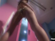 Asian Babe Works His Cock 2/16