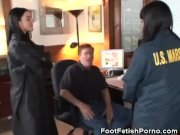 Fake Babe Marshalls With Foot Fetish