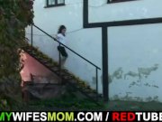 Wife catches his cheating outdoor 16/16