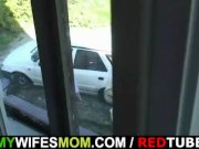 Wife catches his cheating outdoor 6/16
