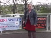 Busty czech MILF fucks hard in taxi 1/16