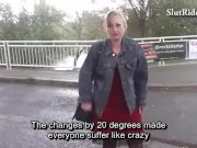 Busty czech MILF fucks hard in taxi 2/16