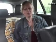 Busty czech MILF fucks hard in taxi 3/16