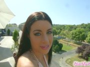 Give Me Pink April Blue masturbates her pussy 2/16