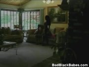 Living Room Fucking For This Ebony Honey 10/16