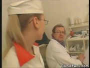 Clinic Nurse Sucks On Patients Cock 2/16