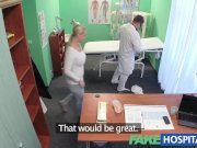 FakeHospital Blonde big tits nurse tryout 2/16