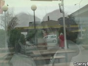 Huge old grandma sucks and rides young dick 7/16