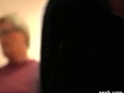 Leggy hot blonde sucks stiff cock in shower 14/16