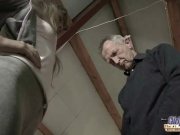 Nestee Shy takes old dick in mouth and pussy 2/16