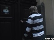 Young stud bangs 60 years old woman 6/16