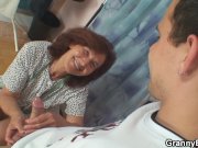 Sewing old granny and boy 9/16