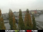 Nerdy old granny is picked up and fucked 6/16