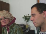 Lonely 60 years old granny pleases a stranger 8/16