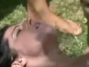 Hooligan blonde puts brunette to suck dick  11/16