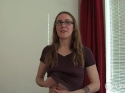 Cutie In Glasses Sierra Toying Her Cunt 2/16
