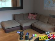 FakeAgentUK Amateur babe gives a pro blowjob 1/16