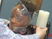 Hung upside down and made to eat cum and ass 4/16