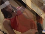 Oldman pipes cleaning lady in th toilet 1/16