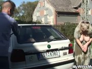 Busty mother in law taboo sex outdoors 5/16