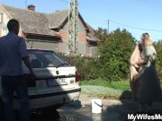 Busty mother in law taboo sex outdoors 6/16