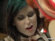 Lesbian Mistress brings girlfriend to orgasm  10/16