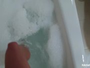 Nikita Von James takes a bath 4/16