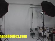 Chubby teen shows her big boobies at casting 11/16