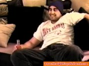 Funny solo jock jerking off in homemade gold 1/16