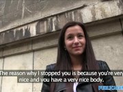 PublicAgent Shy brunette has sex in toilet 2/16