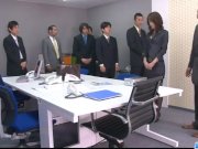 Office bimbo, Maki Hojo, plays with her fann 3/16