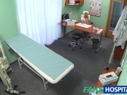 FakeHospital Brunette nurse gives patient sex 2/16