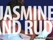 DaneJones Black babe teases stud 2/16