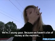 PublicAgent Hot blonde fucks stranger outside 2/16