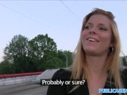 PublicAgent Hot blonde fucks stranger outside 5/16