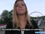 PublicAgent Hot blonde fucks stranger outside 6/16