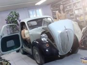 Xxx old young service in a car garaje 7/16