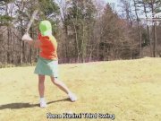 Japanese golf uncensored blowjob challenge 1/16