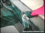 busty fetish babe takes a hot bath 7/16