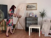 Horny granny games with young guy 2/16