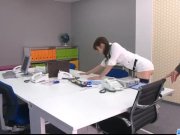 Strong office fuck along the boss for Maki H 2/16