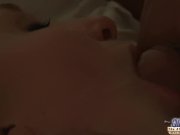 Bald old perv bangs blonde after masturbation 16/16