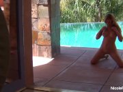 Behind the scenes with Nicole and Cherie 2/16