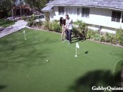 Latina Slut gets Banged on the Golf Course 3/16
