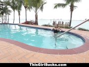 Tiny Skye West sucks Cock 1/16