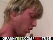 Oldie in stockings gets screwed 16/16