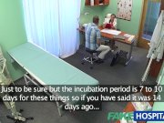 FakeHospital Patient gives nurse a cream pie 3/16