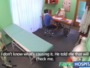 FakeHospital Nurse gets a mouthful of cum 2/16