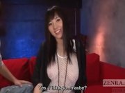 Japanese Azusa Nagasawa fishnet interview 9/16